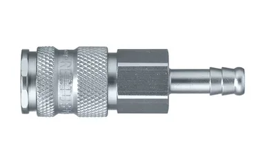 RECTUS 25 - Liitinrunko letkukaralla AISI 316L