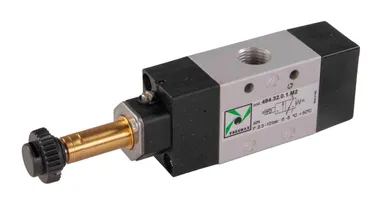 3/2 valve solenoid operated spring return 1/4" Pneumax