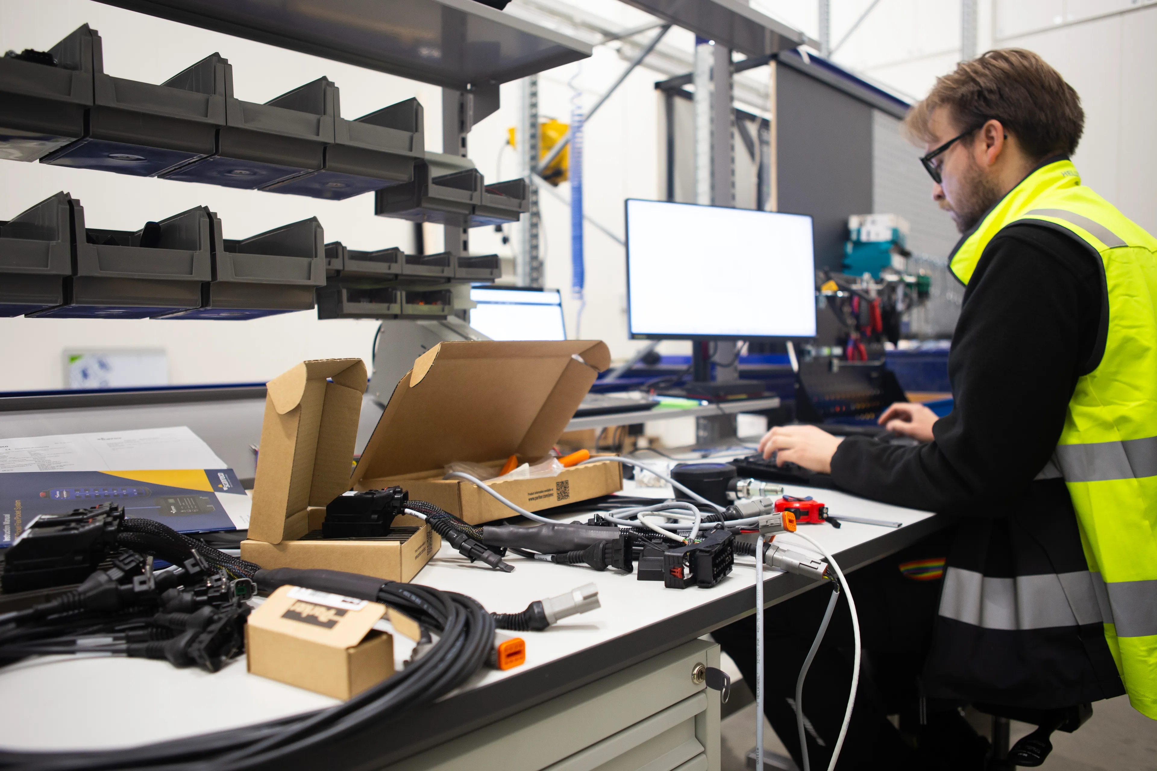 Wiring harnesses and valve control