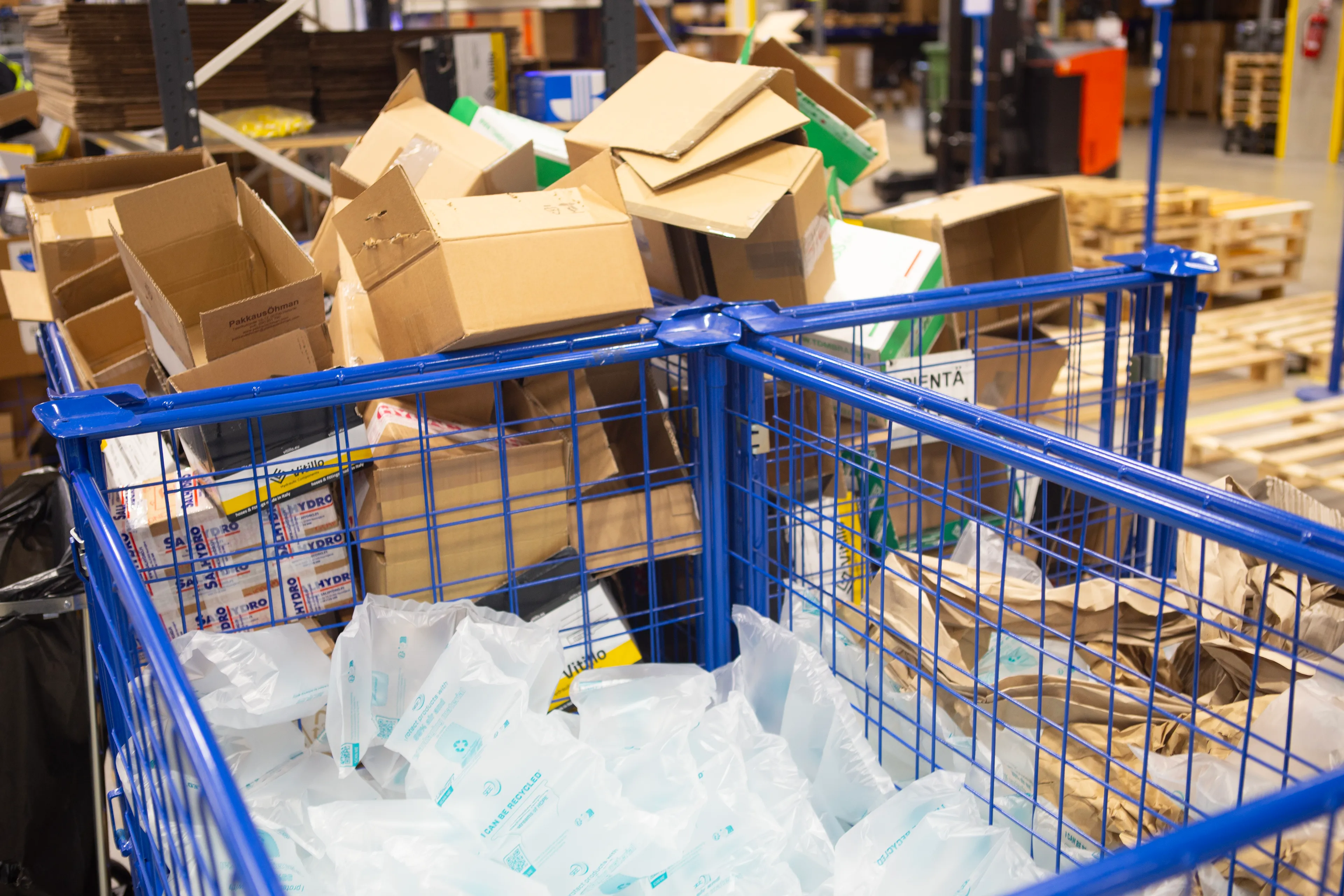 Recycling and packaging materials