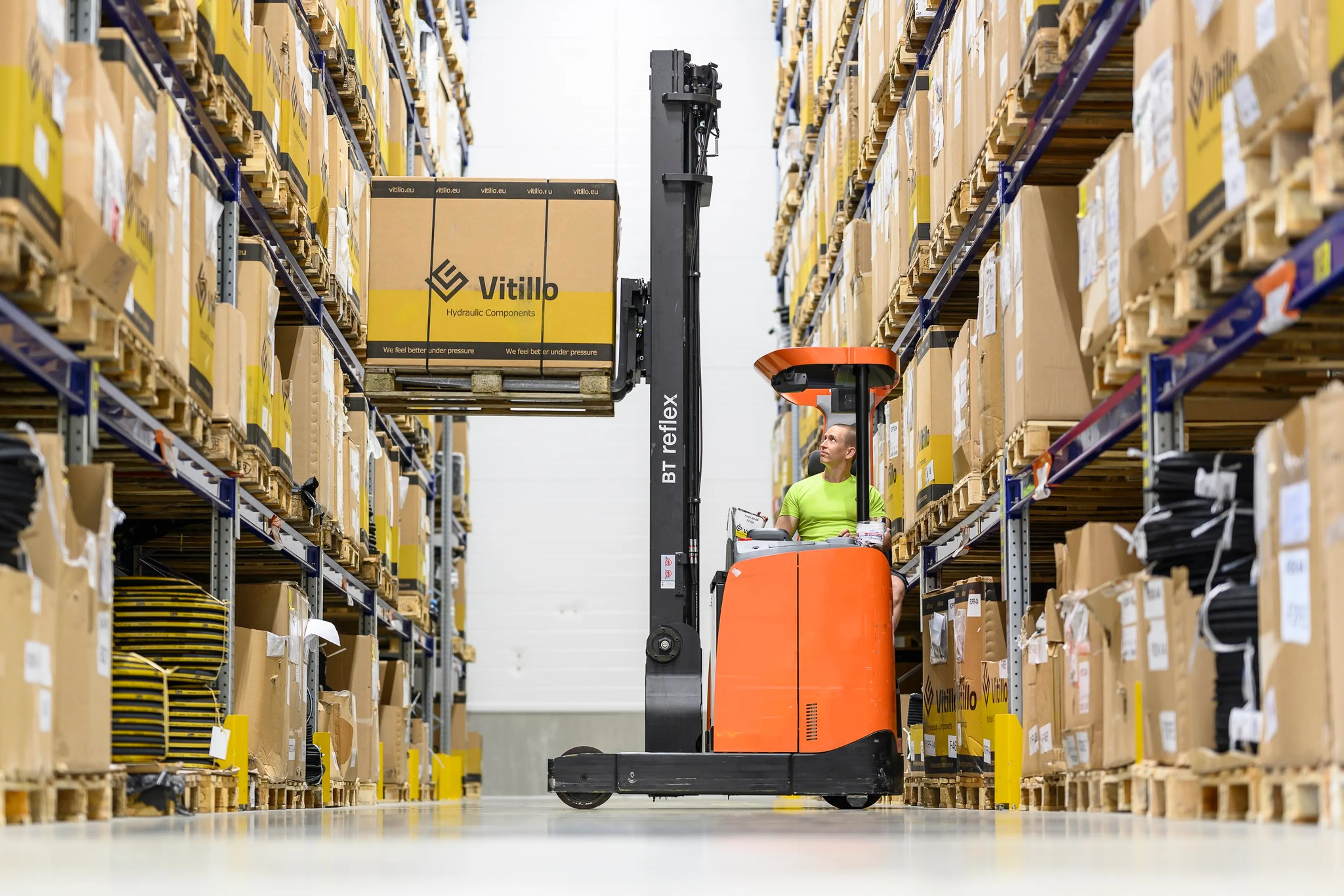 Main warehouse in action