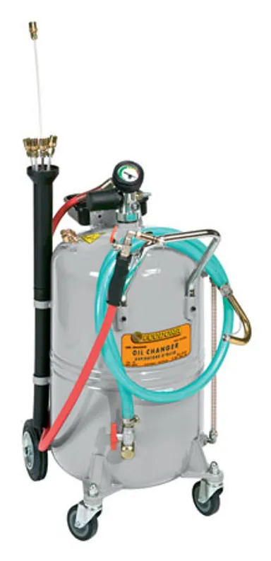 Air-operated suction changer