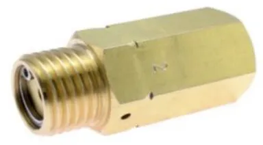 Cartreg pre set pressure regulator male/female thread