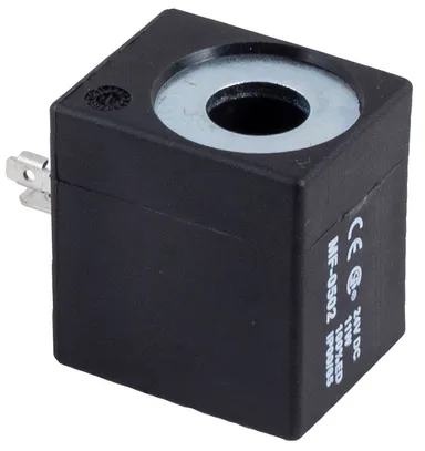 MF poppet valve solenoid coil
