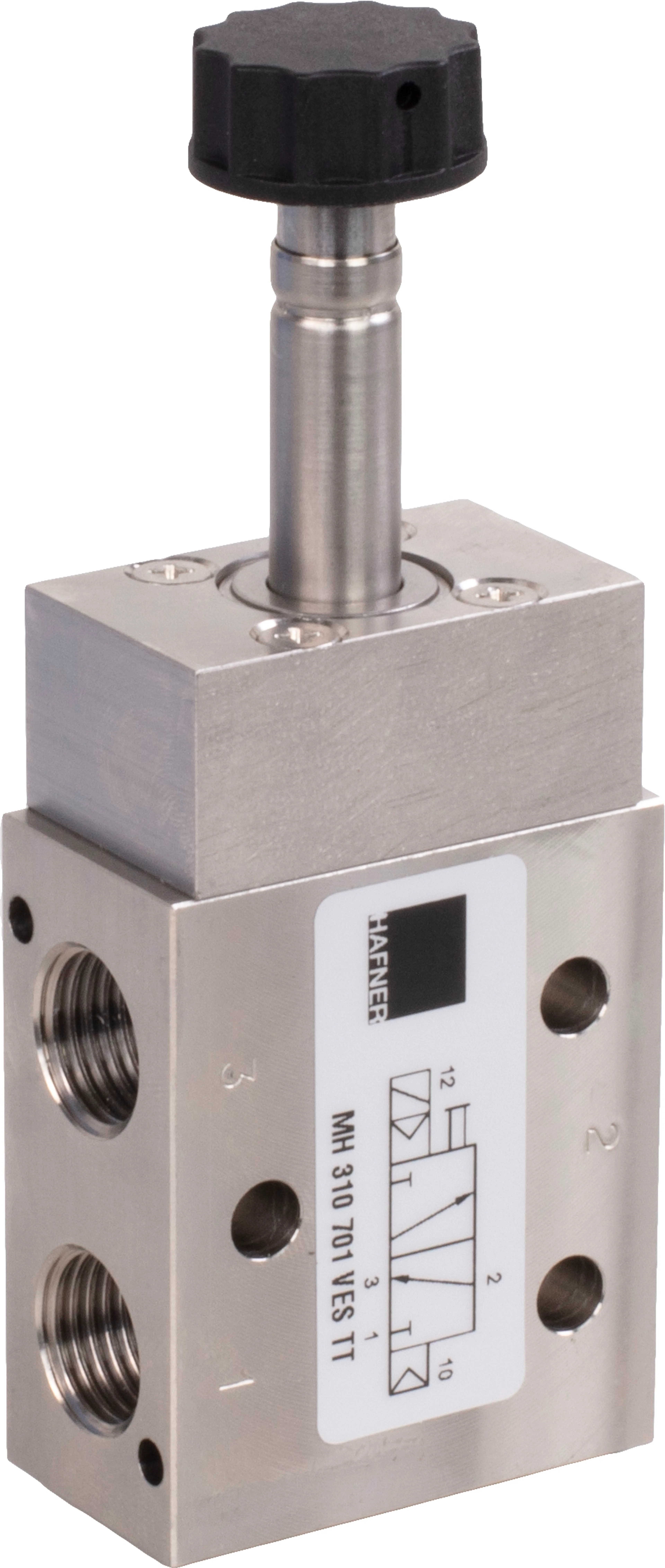 Hafner MH3-TT VES - Elstyrd ventil lågtemperaturutförande AISI316 -50°C luftfjäder