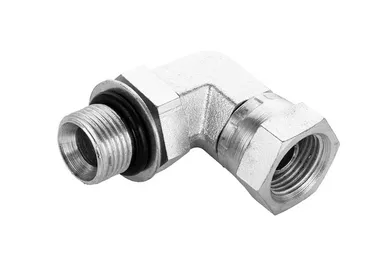 4530 - 90º Elbow male adjustable BSP-swivel female BSP forge