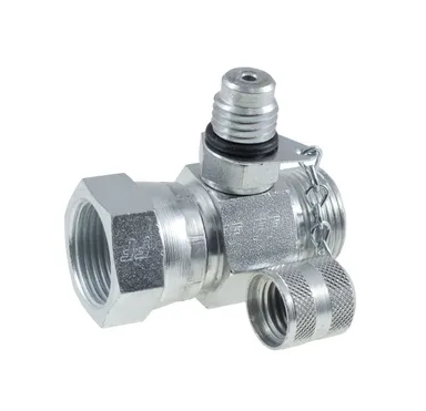 T test fitting - with BSP threads