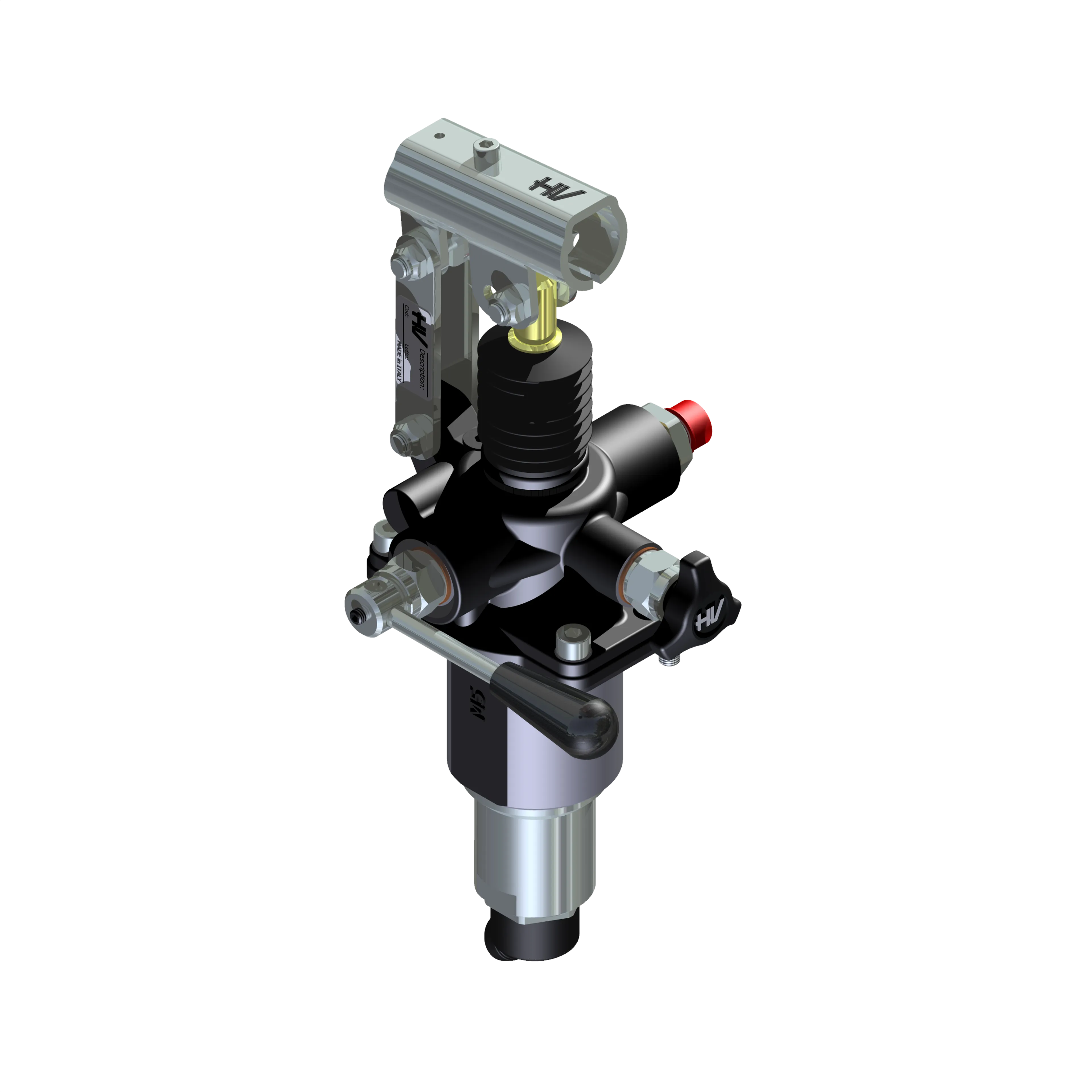 PM2V-5-80-LM-S – Tvåstegs handpump för hydraulik