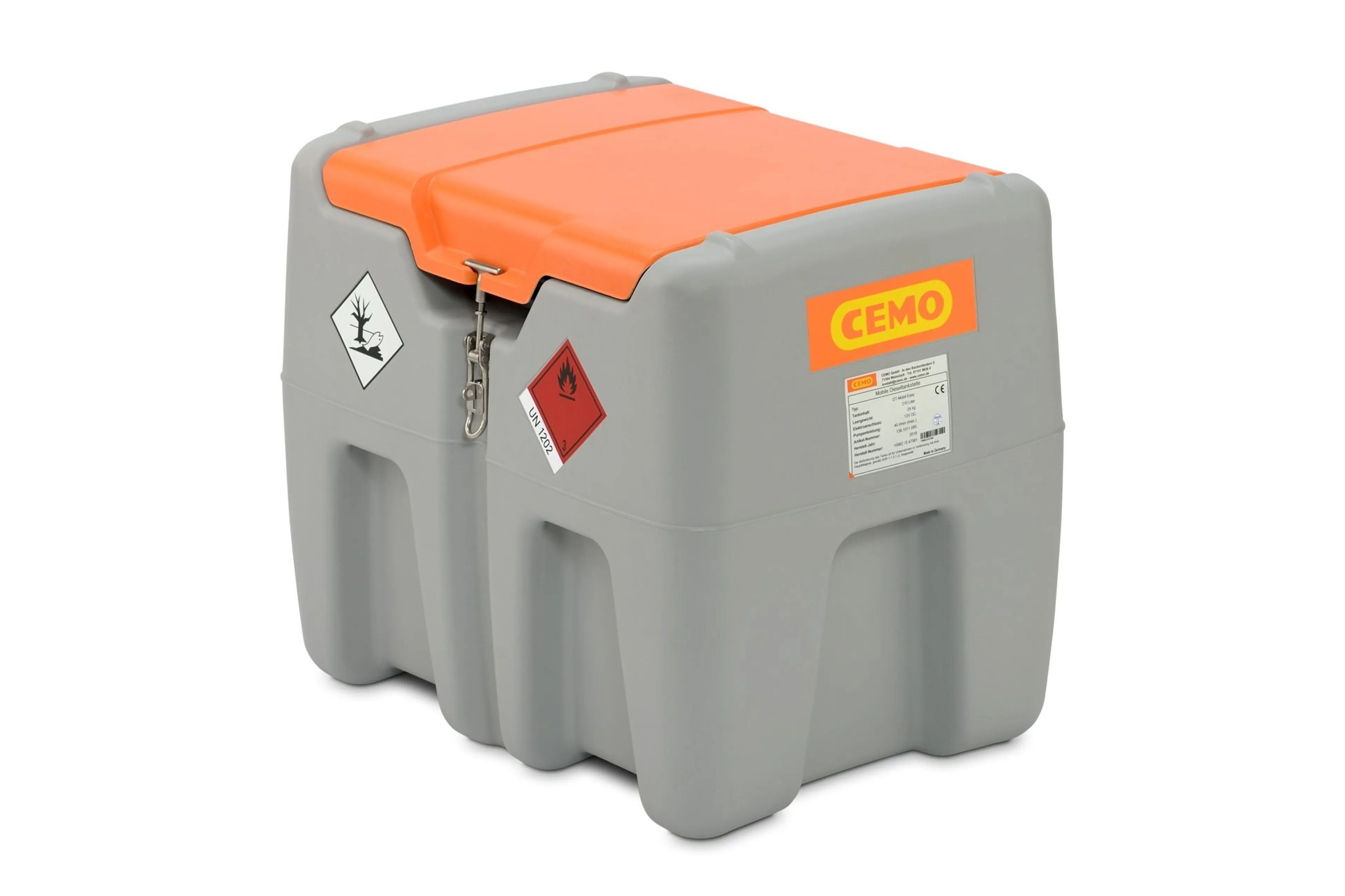 Cemo DT-Mobile Easy dieseltank med lock