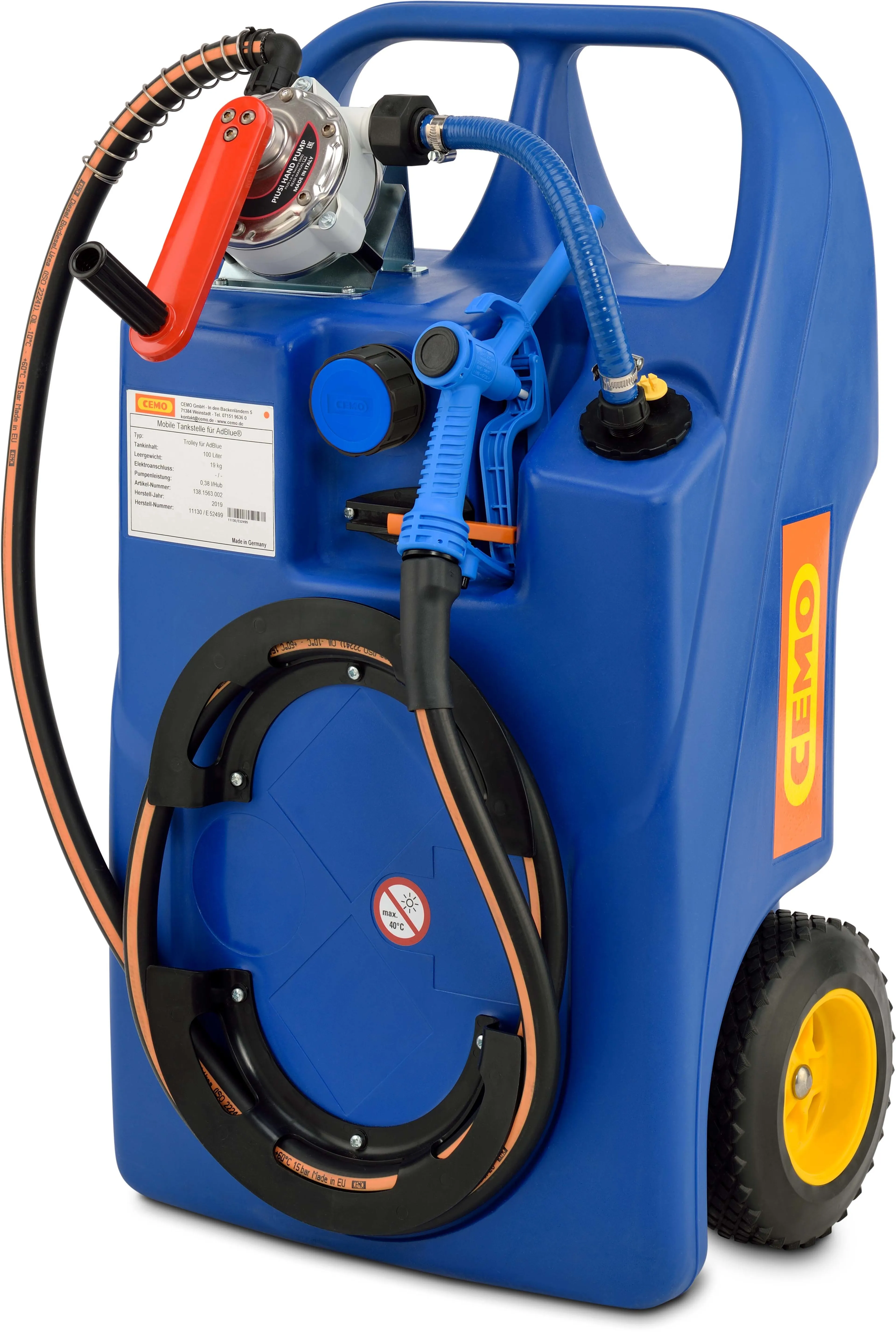 Cemo trolley - AdBlue-tankvagnar