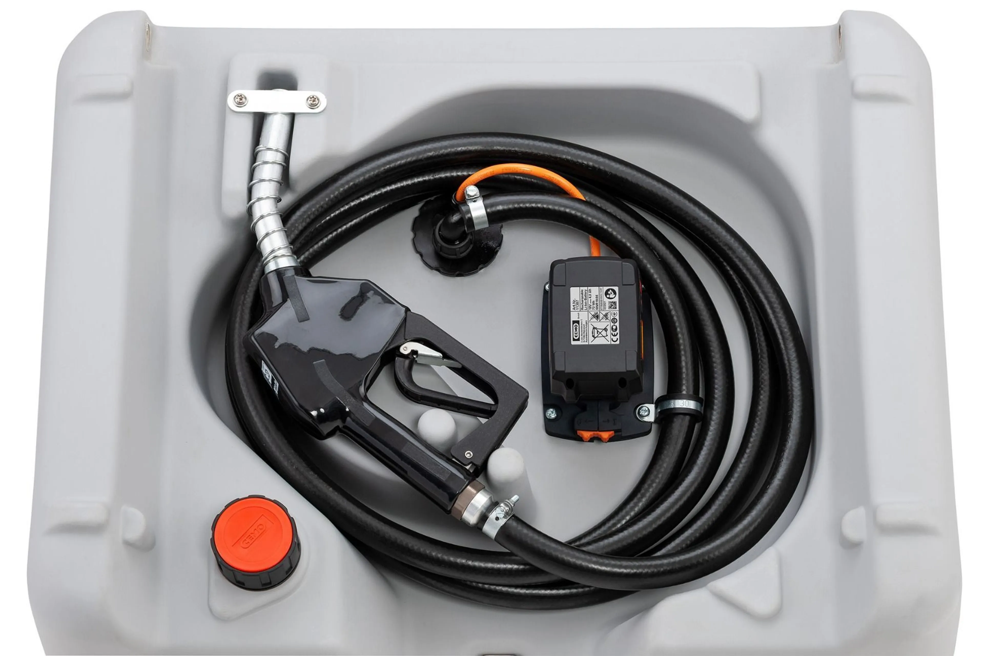 Batteridriven Cemo DT-Mobile Easy dieseltank med lock