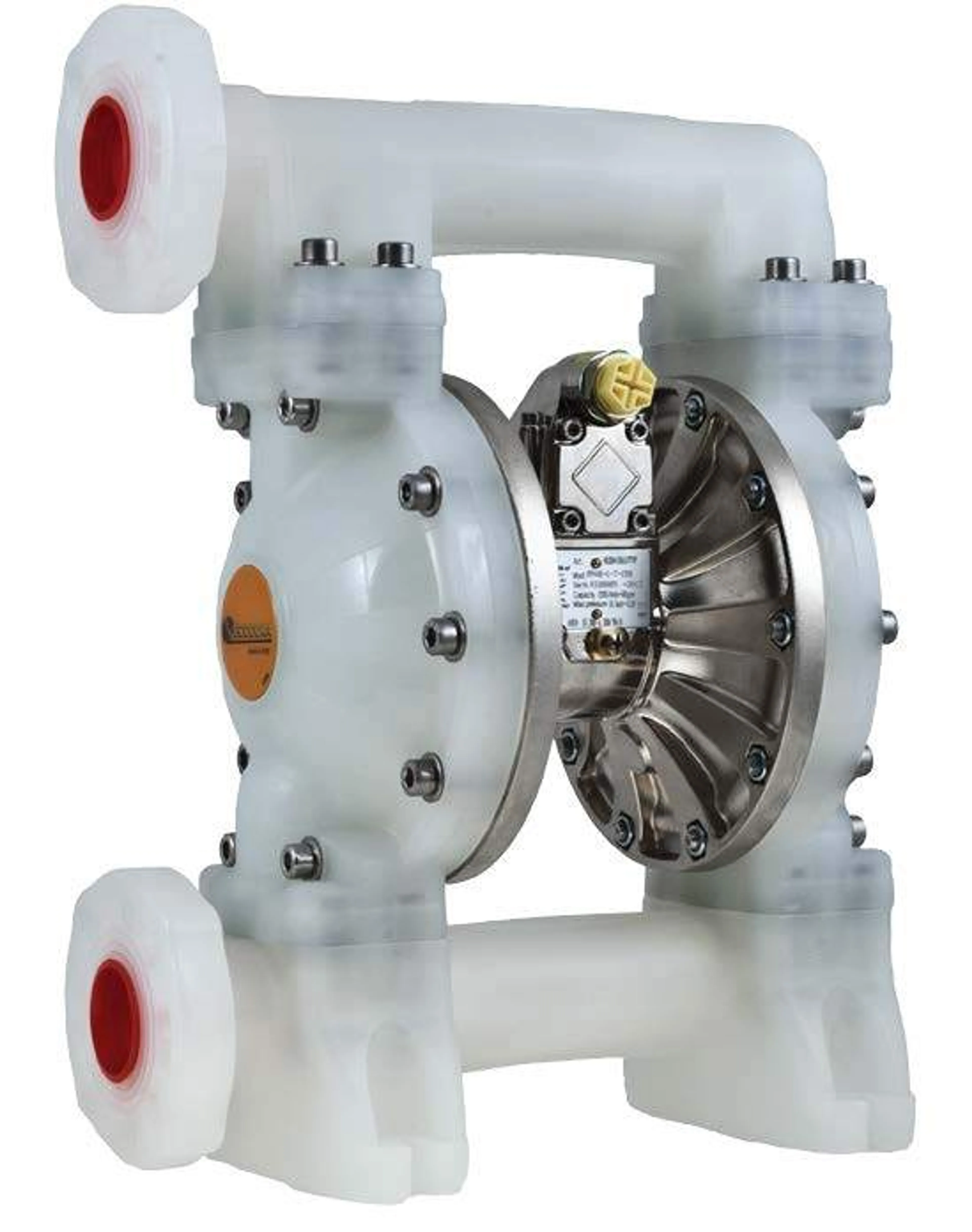 Membranpump i PP med ANSI-flänsar ECODORA