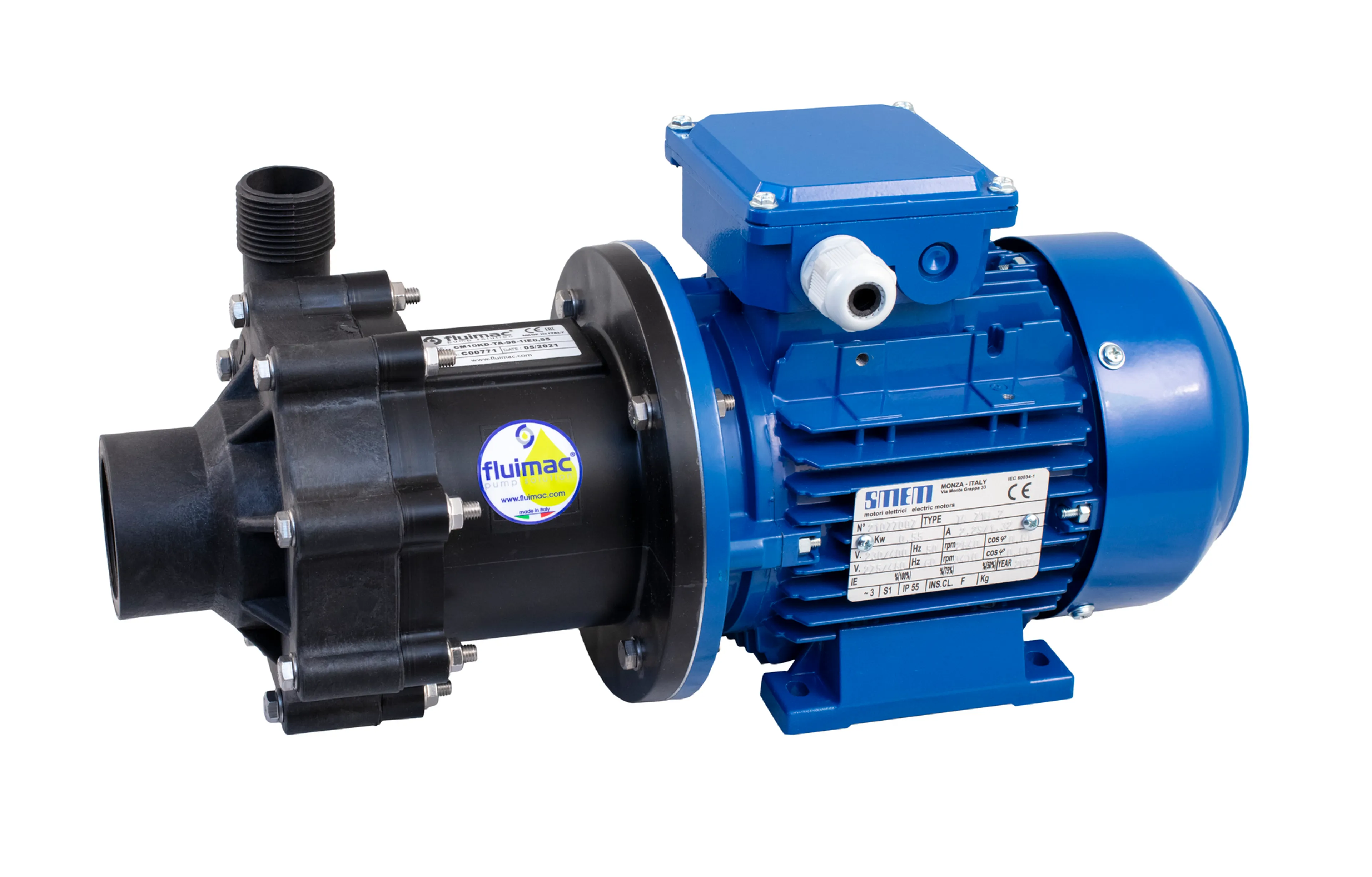 FLUIMAC magnetdrivna centrifugalpumpar