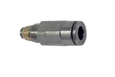 Lincoln check valve with plug connector