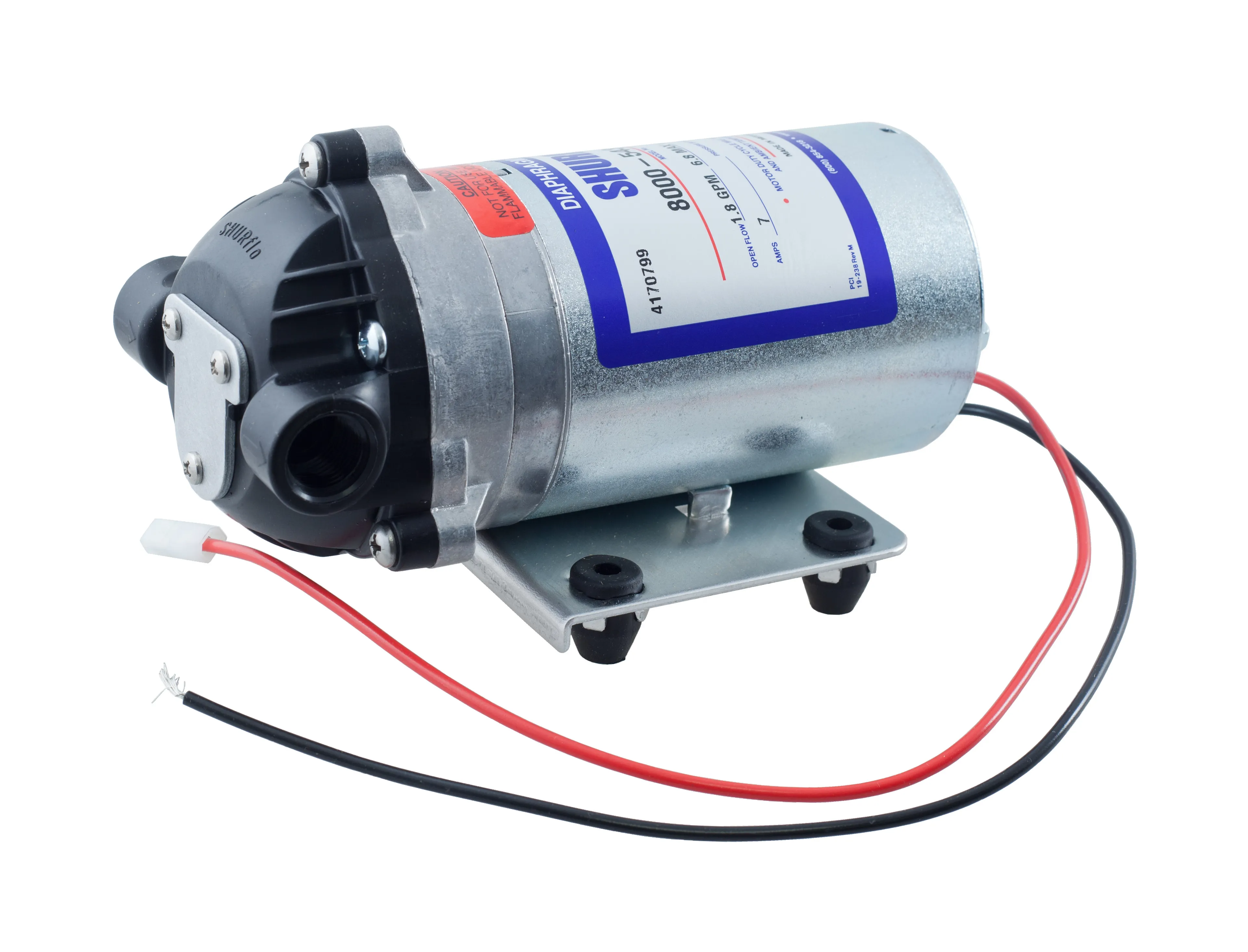 Shurflo 8001 membranpumpar med bypassventil