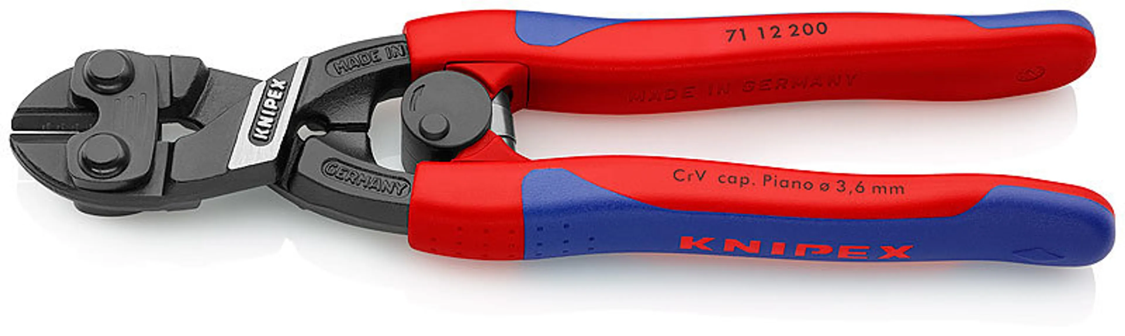 KNIPEX CoBolt ergo kraftavbitare med returfjäder