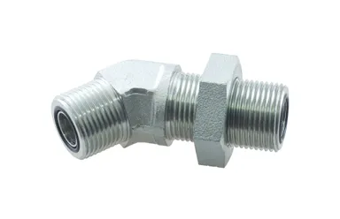 8140 - ORFS 45º Bulkhead Fitting