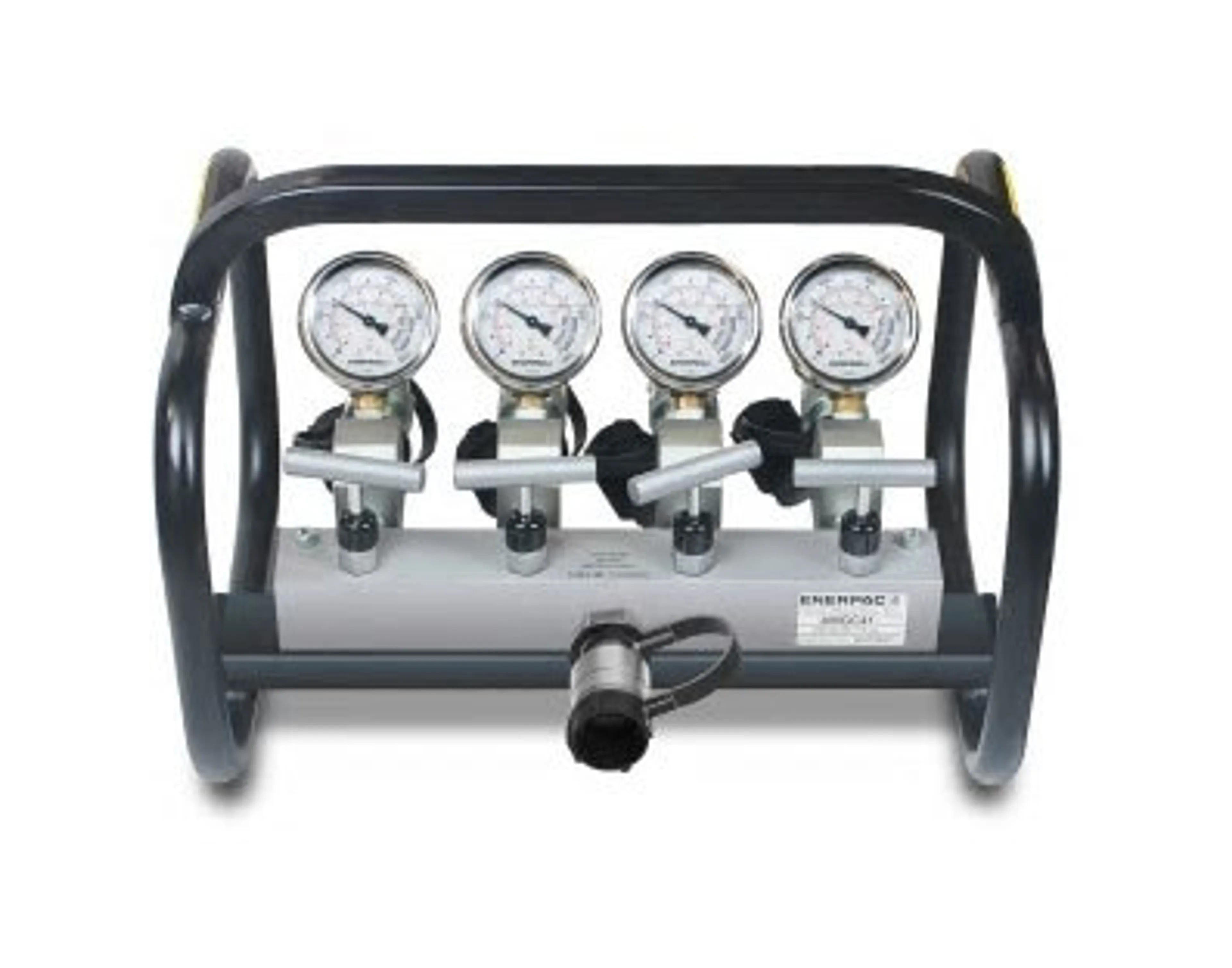 AMGC-4-vägs fördelningsblock med manometrar ENERPAC