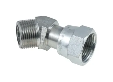 8710 - ORFS 45º Female/Male Elbow