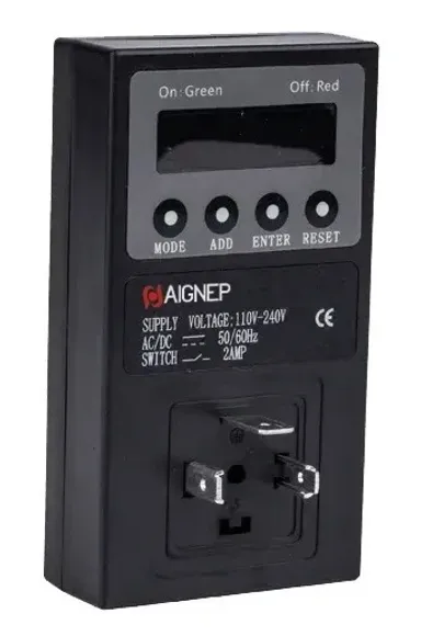 Digital timer DIN43650A