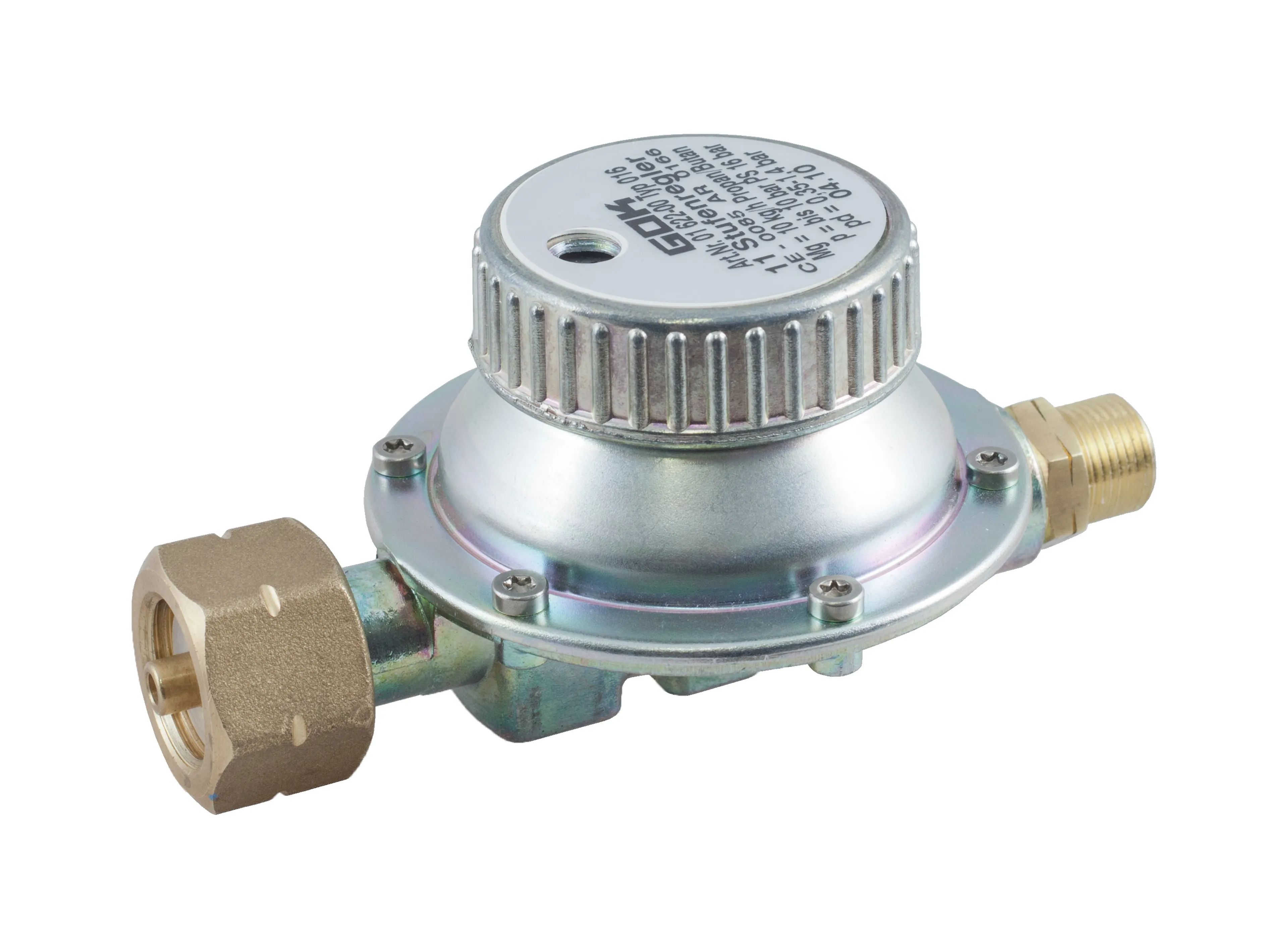 Gasolregulator Komb.A SK - 3/8" LH utvändig gänga