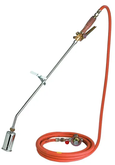 Gas Burner with Wooden Handle