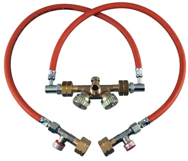 91-SR2PY20 - Dual bottle connector with regulators