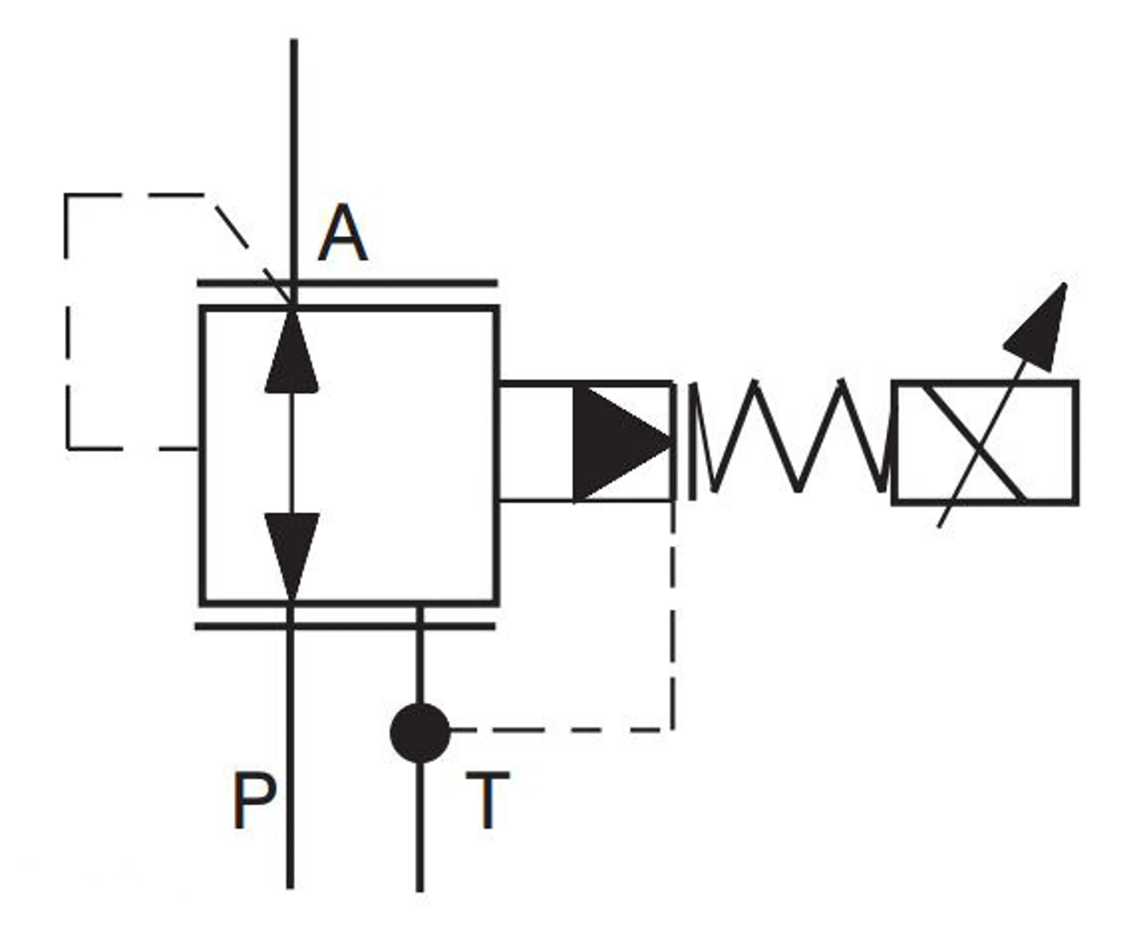 AH-SP4P2 - Proportionell tryckreducerande patronventil SAE10