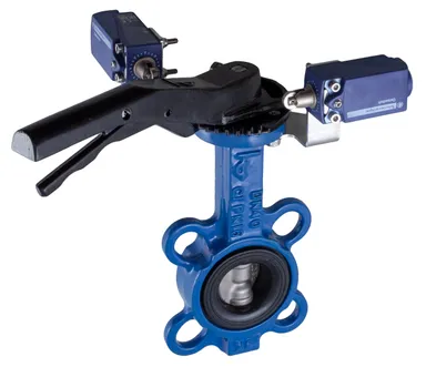 ATL-RK - Butterfly valve with microswitches
