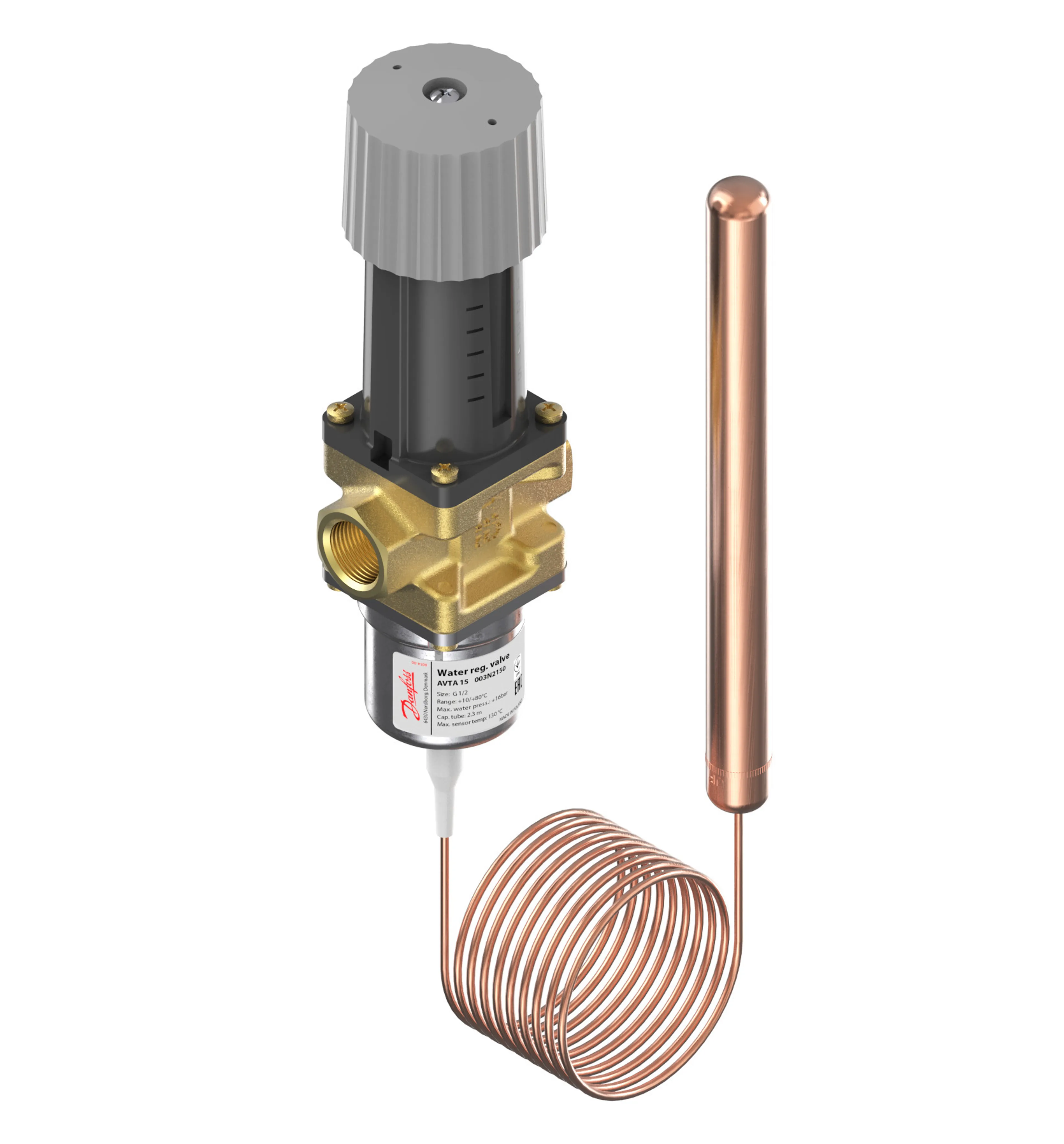 AVTA - Temperaturstyrd vattenventil Danfoss