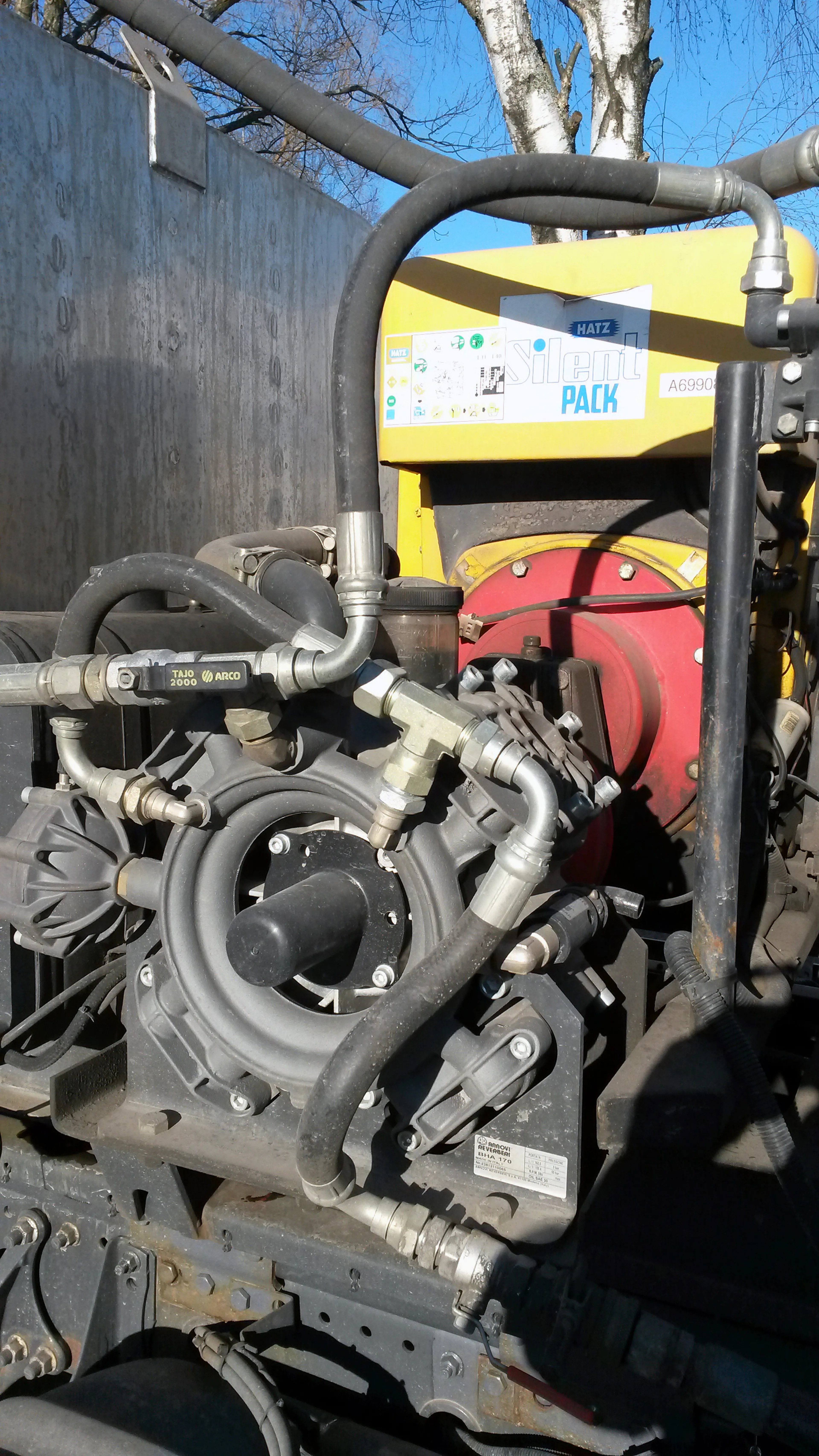 BHA170 - Membranpump för tvätt 1 3/8" hanaxel