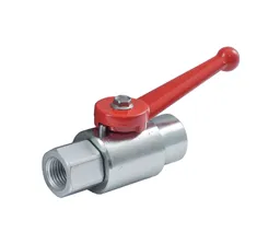 High pressure ball valves