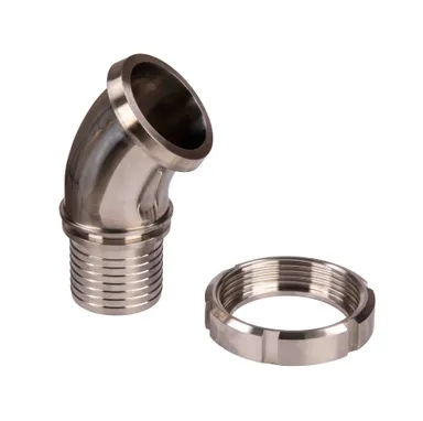 DIN11851 female hose shank 45°