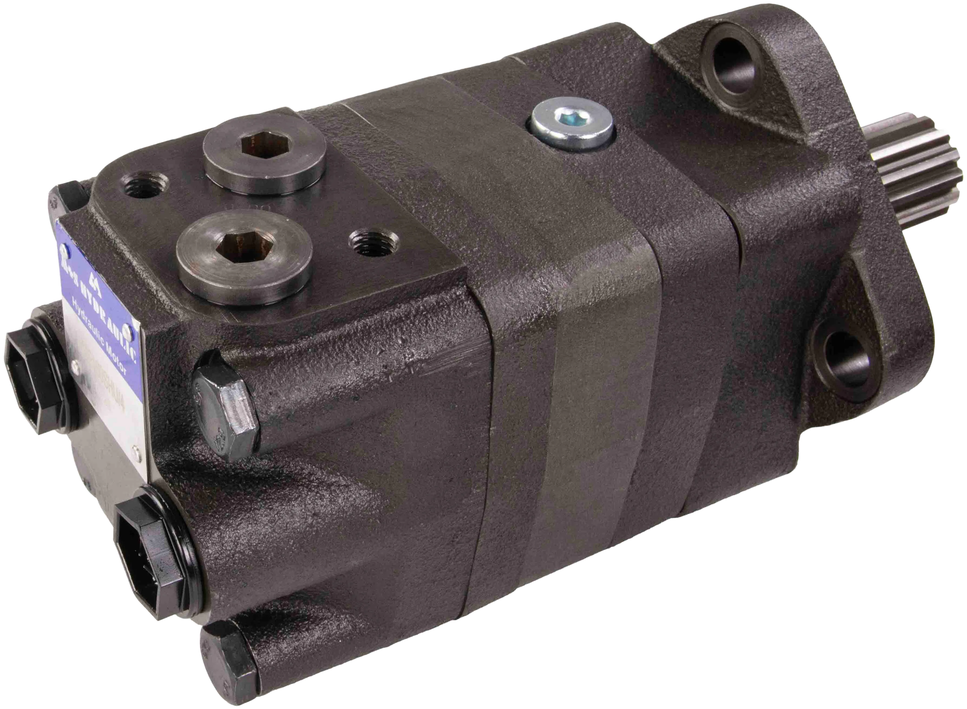 EPMSE - Hydraulmotor (OMS) med 14-tandad splinesaxel och bakre portar