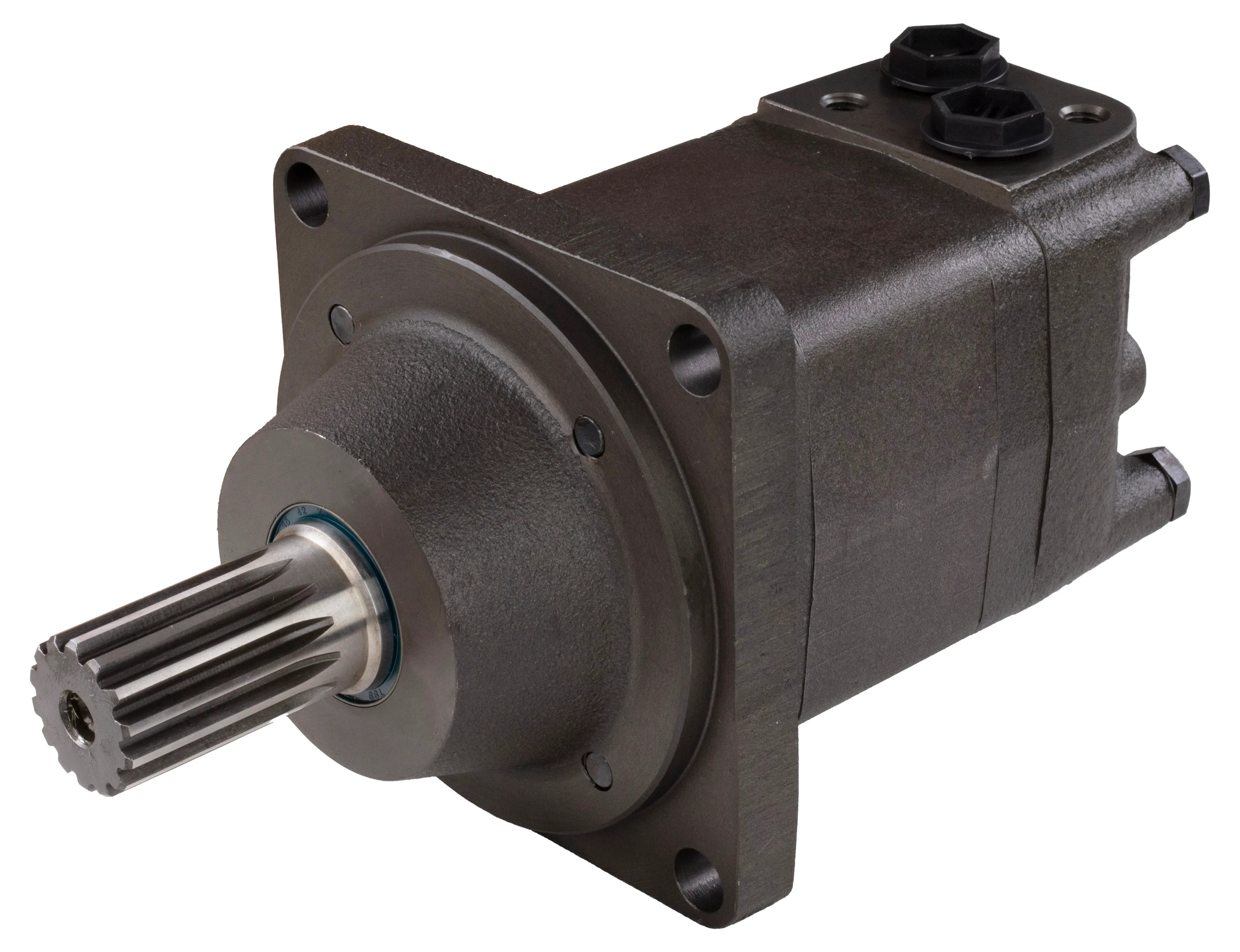 EPMSW - Hydraulic motor (OMSW) with 14-spline shaft and wheel mount