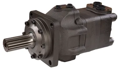 EPMT-B - Hydraulimoottori (OMT FH) jarrulla, 17-uraisella akselilla