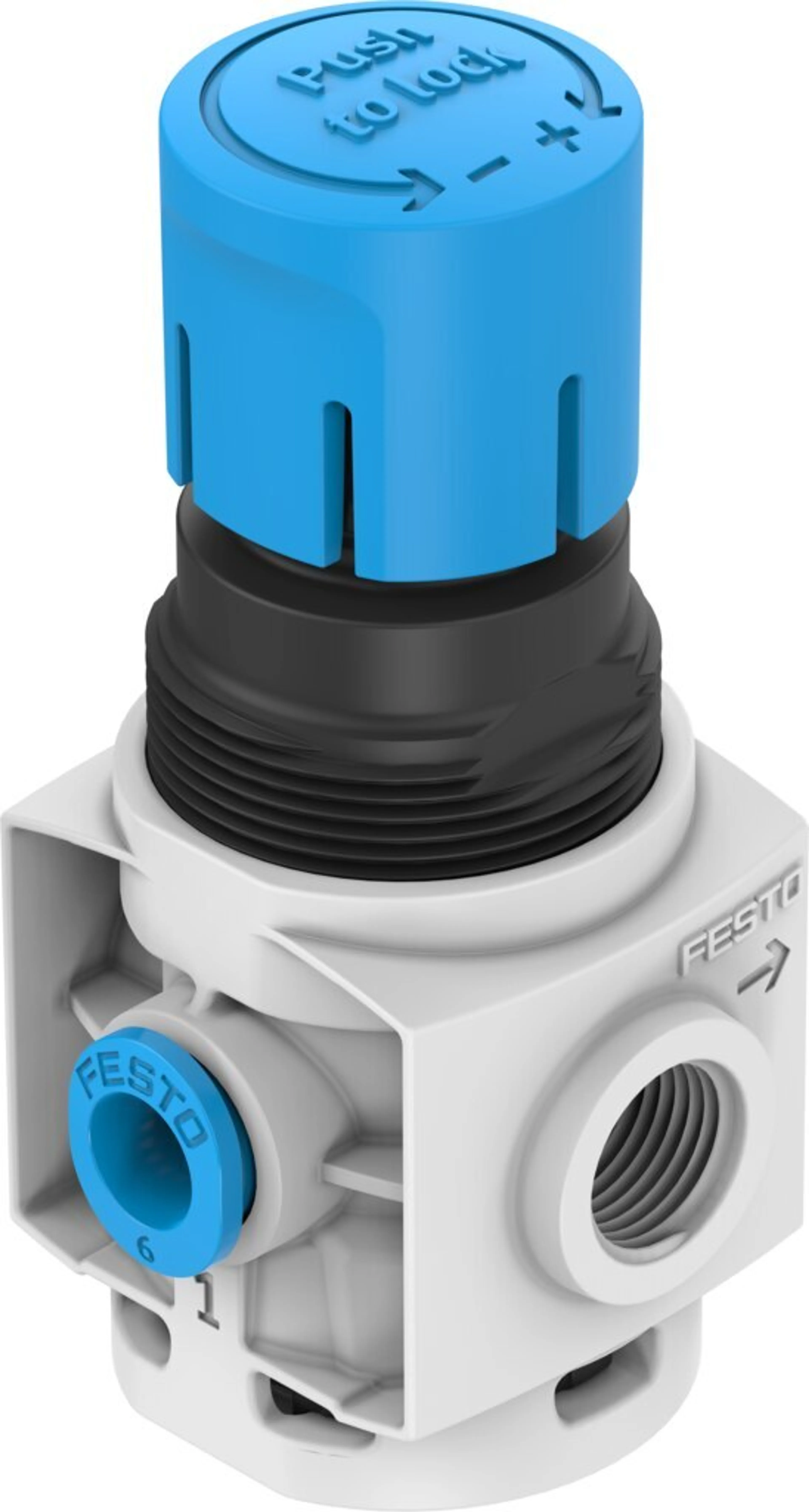 Minitryckregulator utan manometer Festo