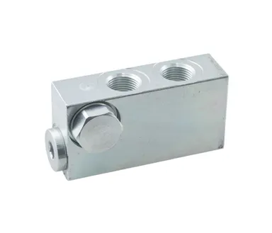 FPDBP - Double pilot-operated check valve with banjo bolt