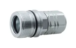 Quick couplings with threaded actuation