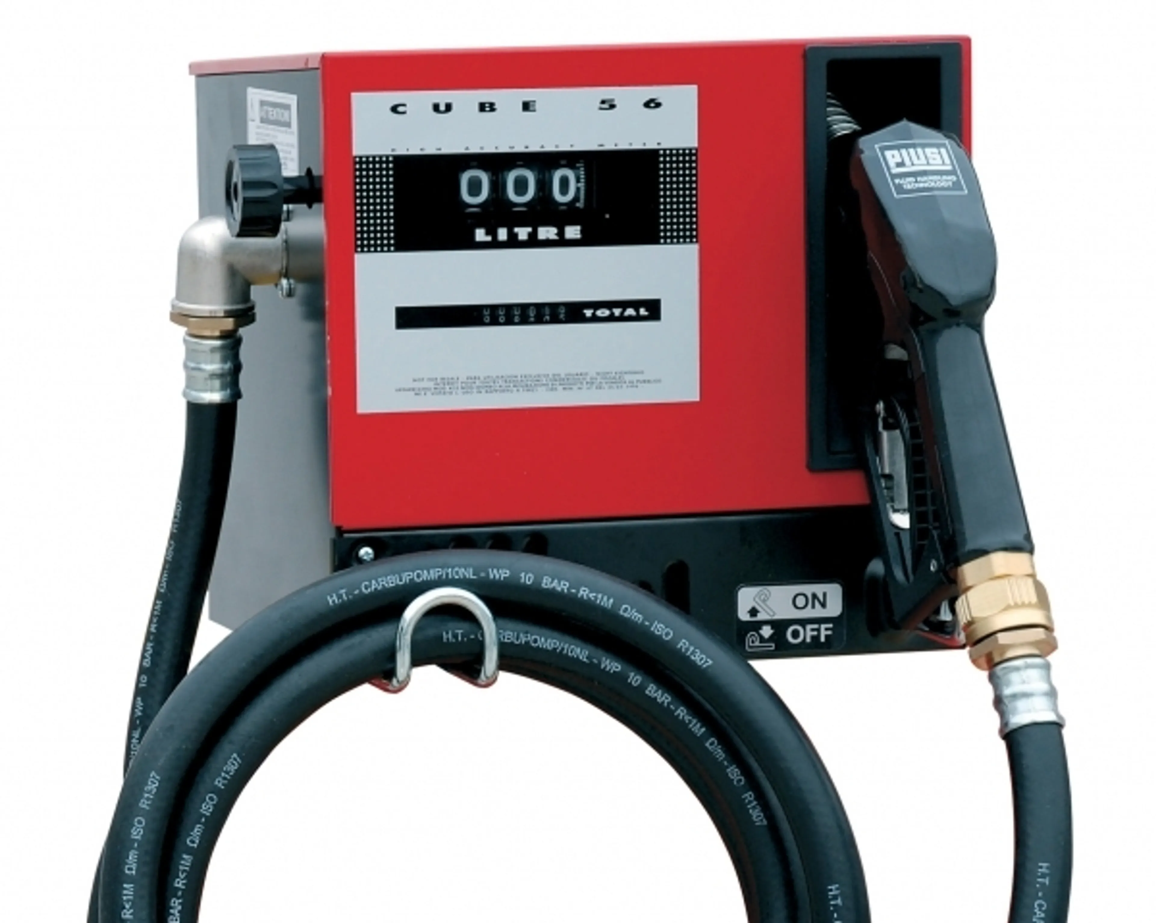 AC-bränslepump med mätare CUBE 56-70-90L/min