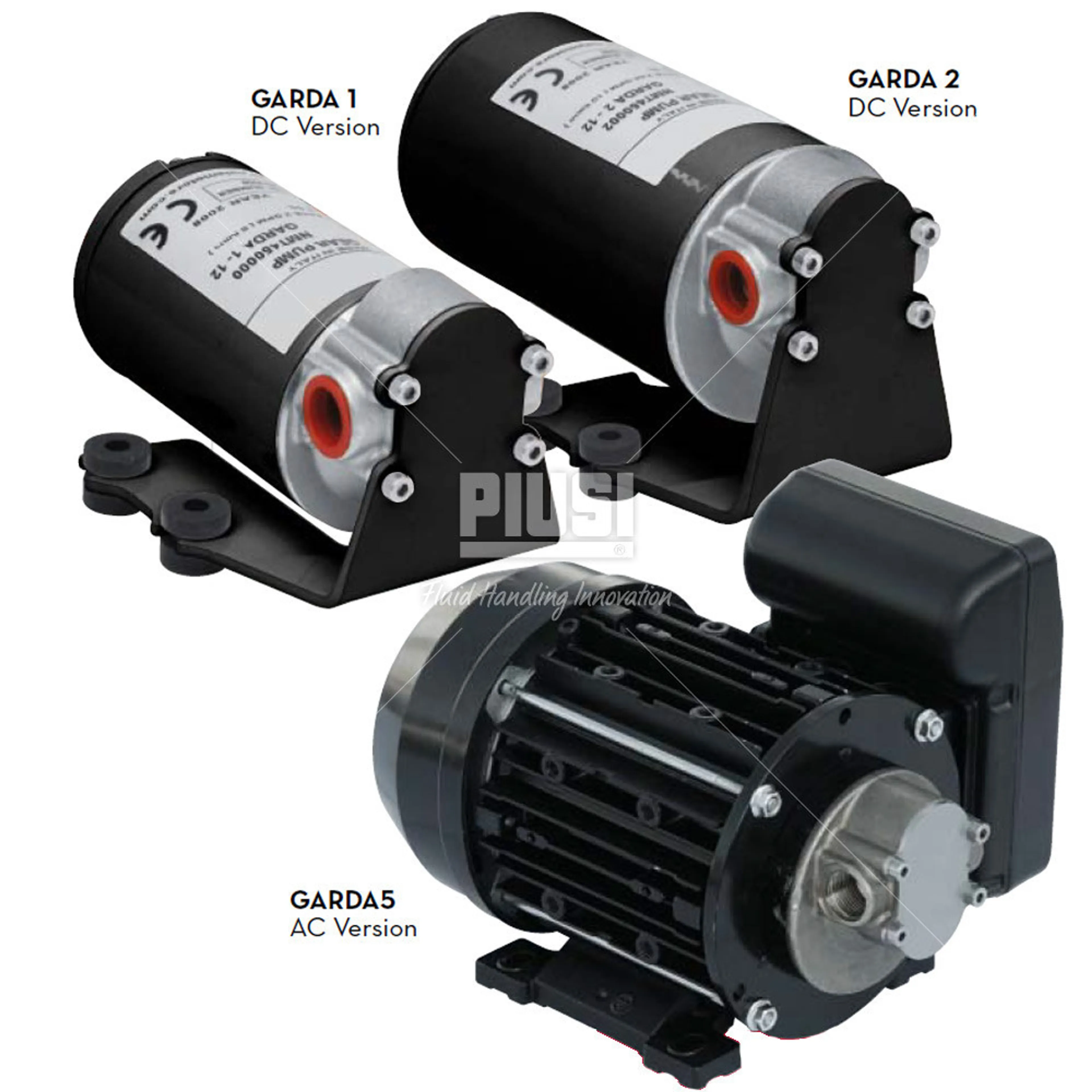 AC/DC-multipump GARDA, vatten / olja / diesel / glykol