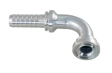 H689 -90°-SAE-flange 6000 PSI Hyper Spiral