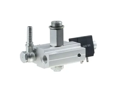 Valve block for mobile unit