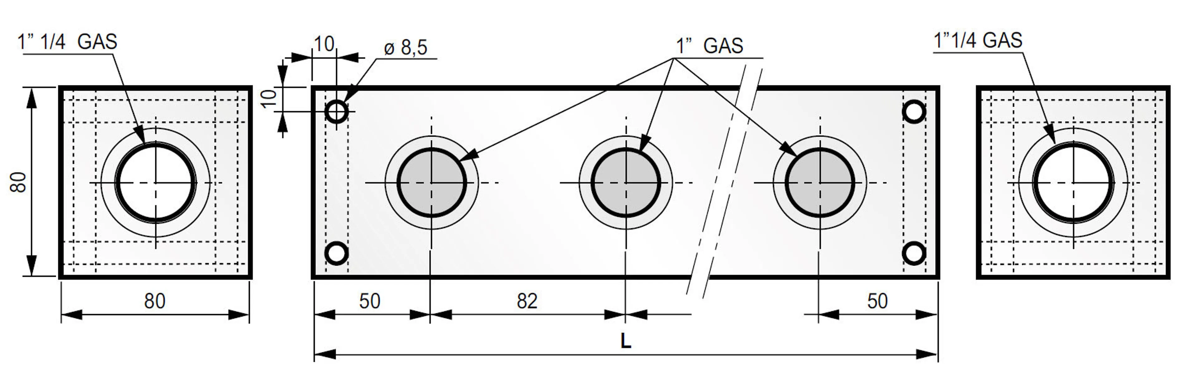 HJK1 - Fördelningsblock för hydraulik