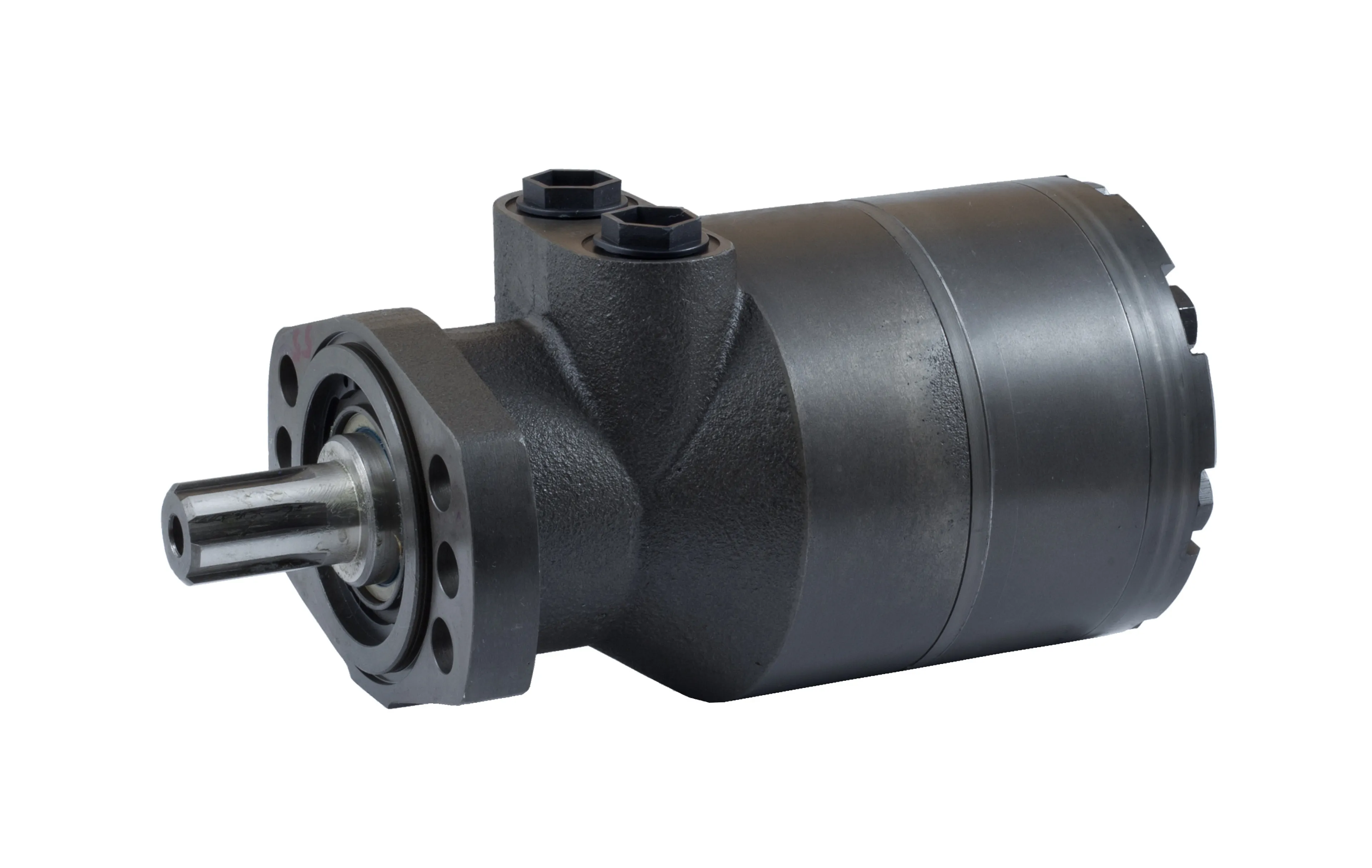 HWF - Hydraulmotor med 6-splinesaxel och oval magnetofläns