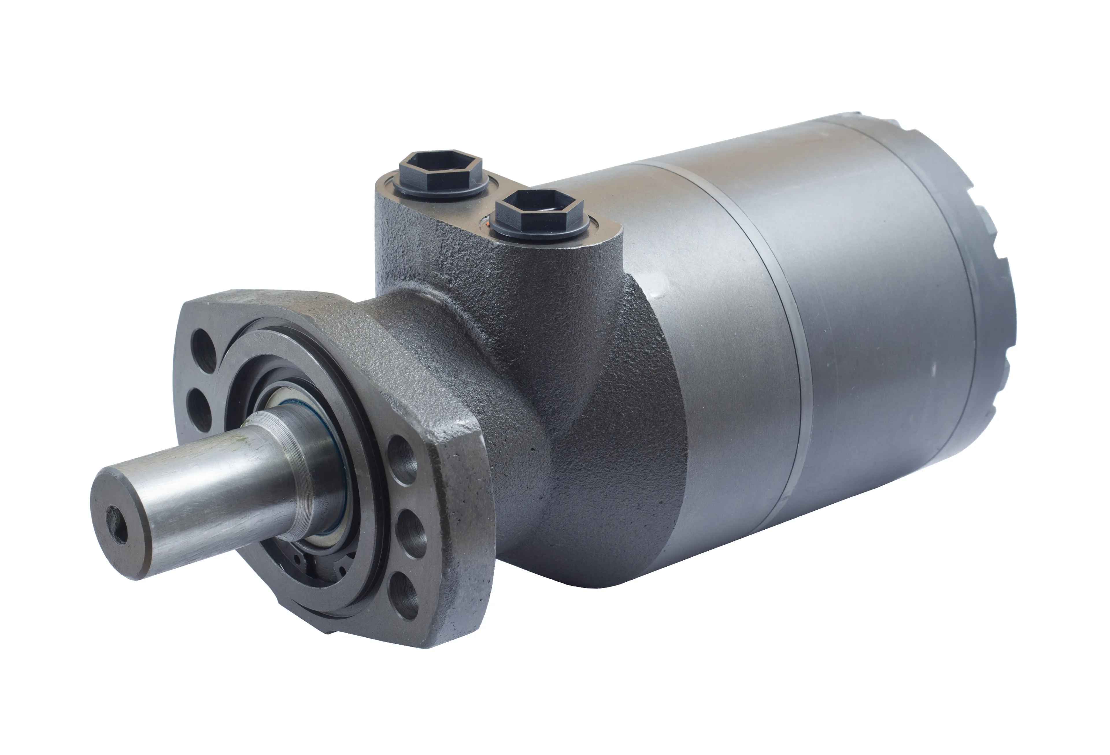 HWF - Hydraulmotor med 32mm cylindrisk axel och oval magnetofläns