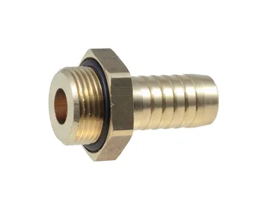 Hose tail with external thread