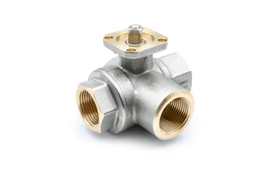 KMKL-TL - 3-way ball valve L-bore with actuator mount