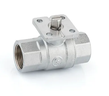 KMT-ATL - Brass ball valve with actuator mount
