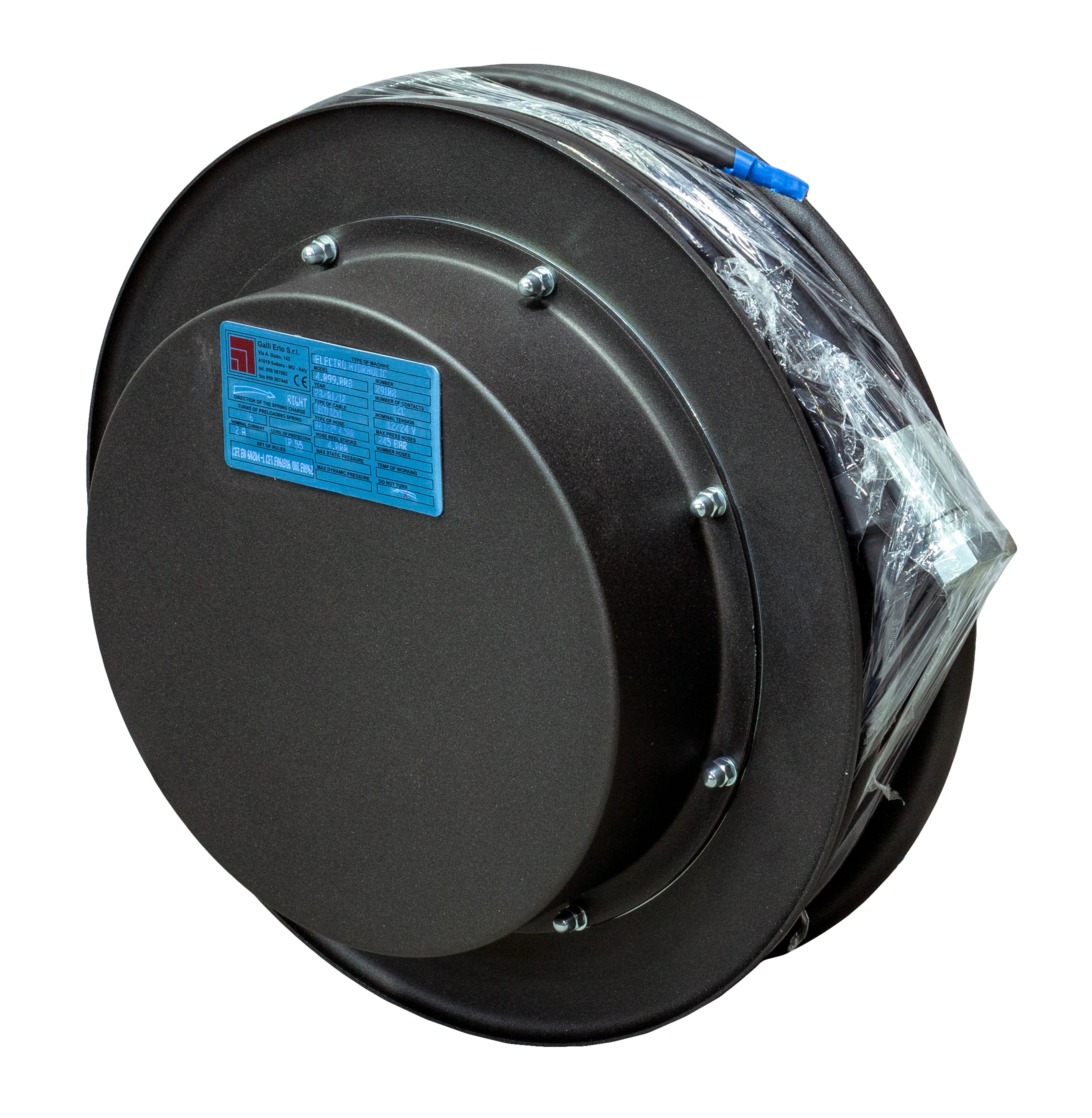LK-G099 - 1/2" dubbelslangvinda med elkabel